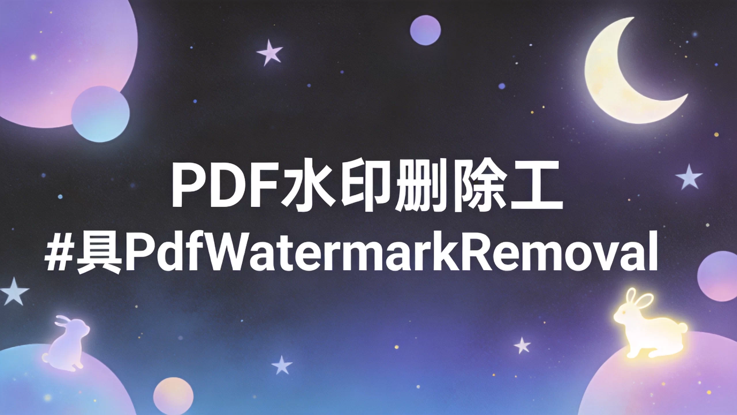 PDF水印删除工具PdfWatermarkRemoval-小栈博客