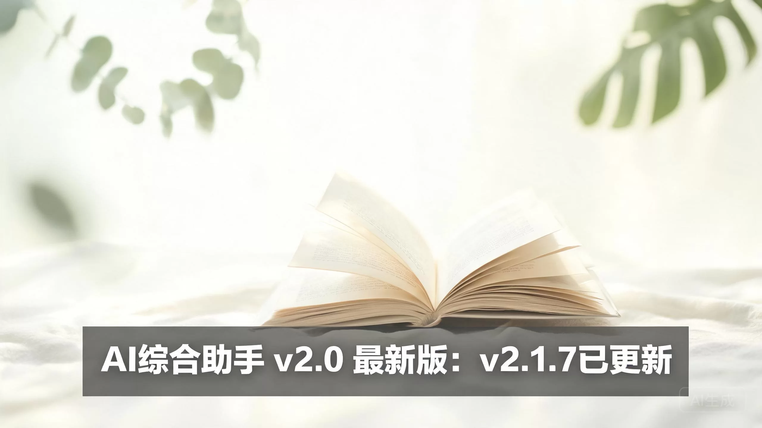 AI综合助手 v2.0 最新版：v2.1.7已更新-小栈博客