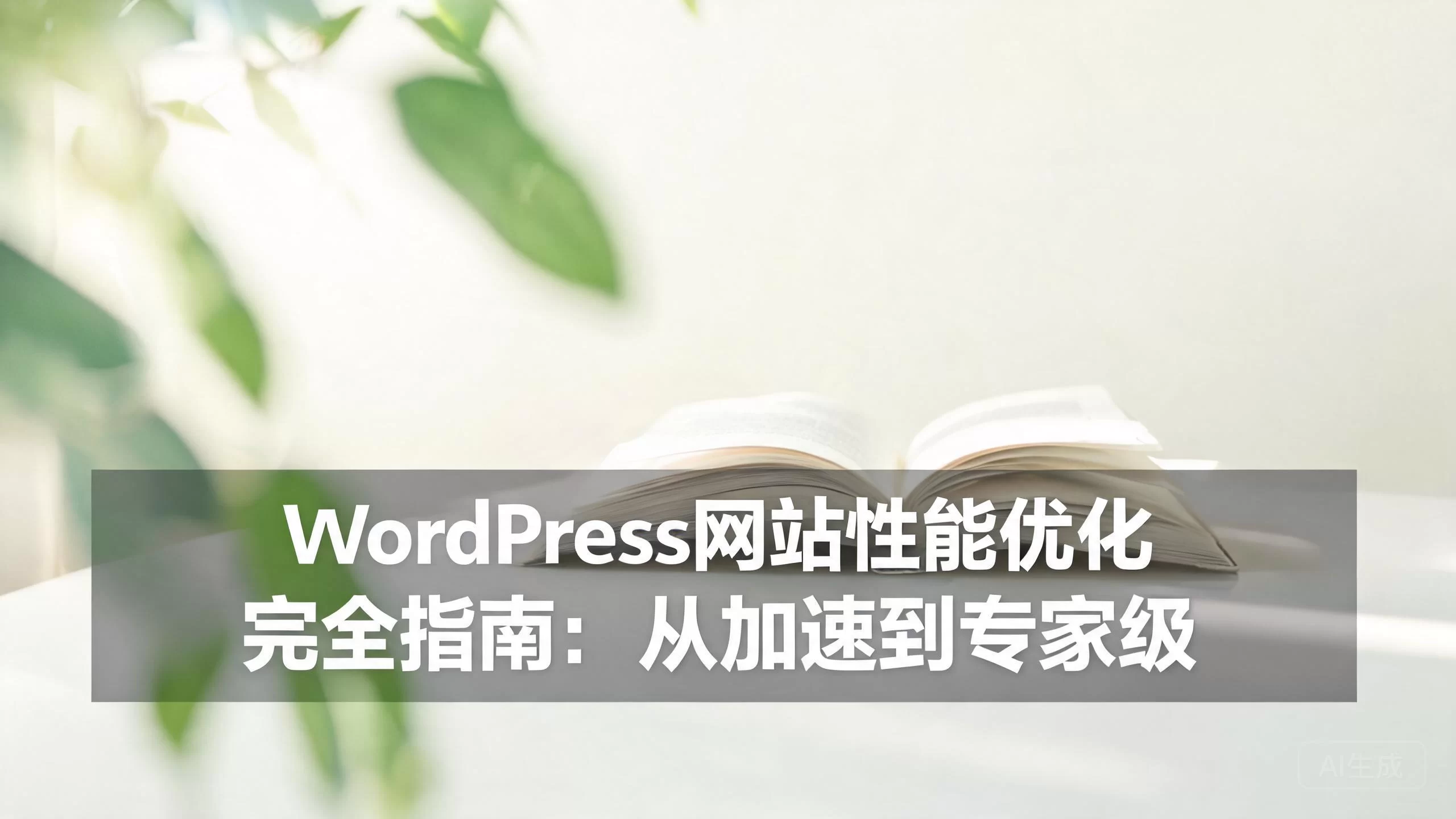 WordPress网站性能优化完全指南：从加速到专家级-小栈博客