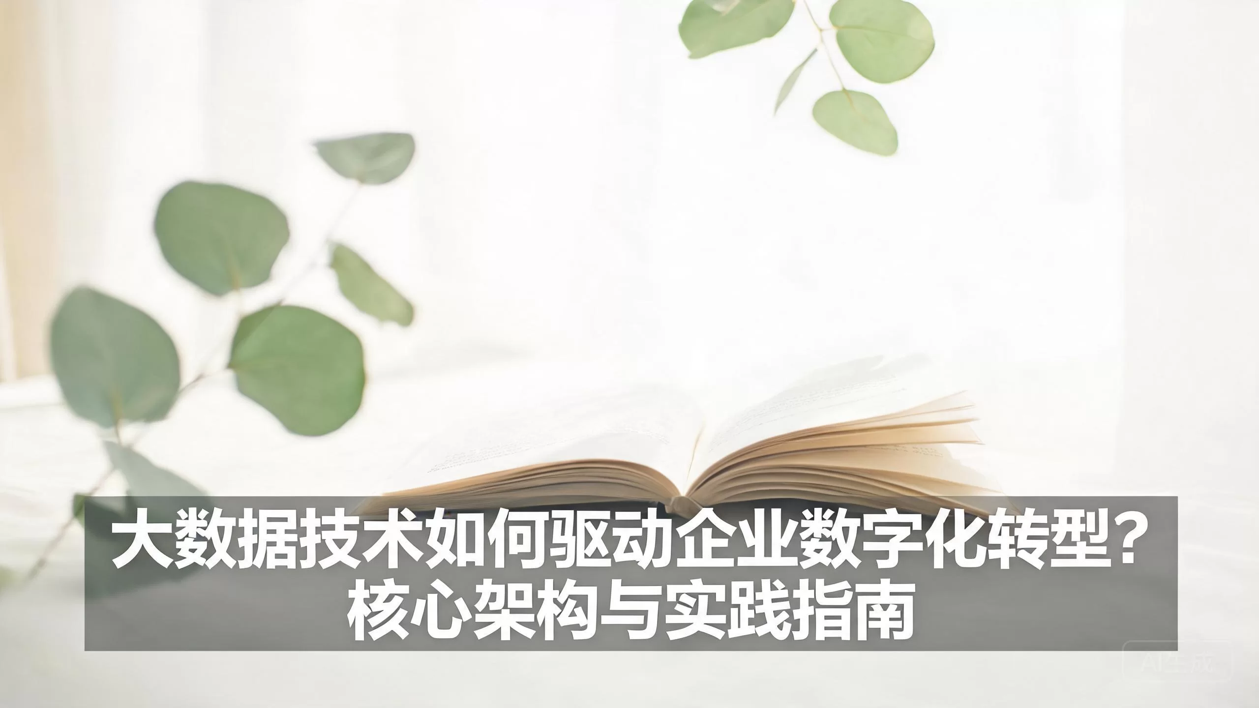 大数据技术如何驱动企业数字化转型？核心架构与实践指南-小栈博客