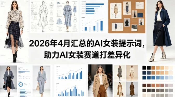 2026年4月AI女装提示词库,打造差异化爆款穿搭-小栈博客