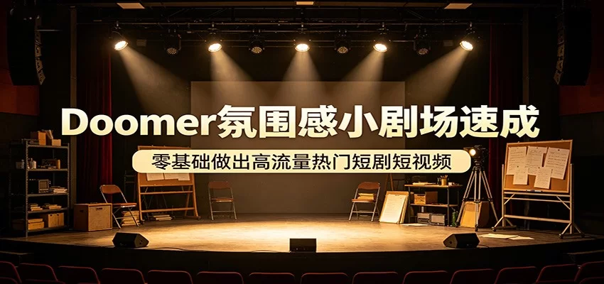 零基础Doomer小剧场制作教程,轻松做出高流量氛围感短视频-小栈博客