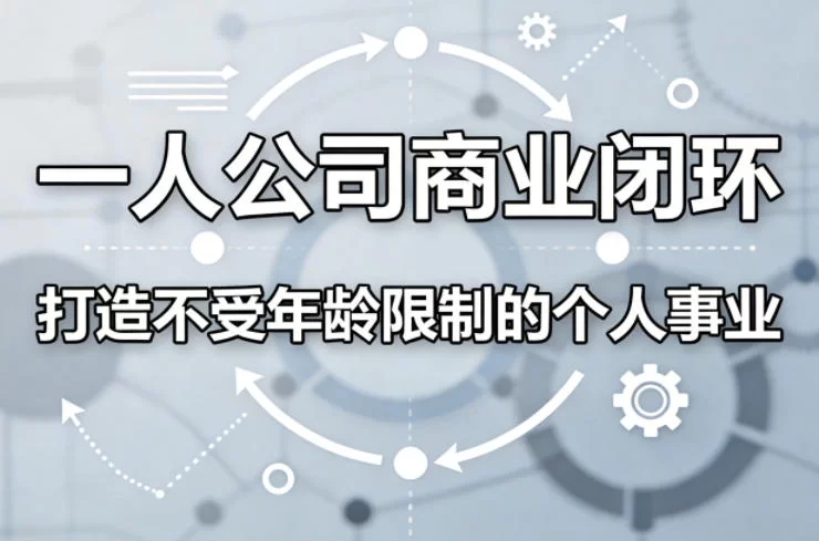 一人公司商业闭环:如何轻资产打造不受年龄限制的稳定个人事业?-小栈博客