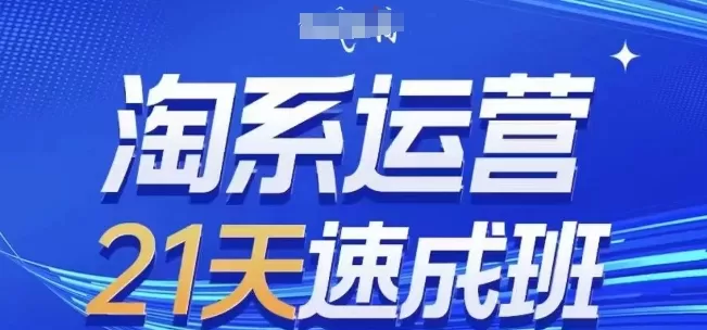 淘系运营21天速成班，0基础轻松搞定淘系运营，不做假把式，快速复制落地(更新26年4月)-小栈博客