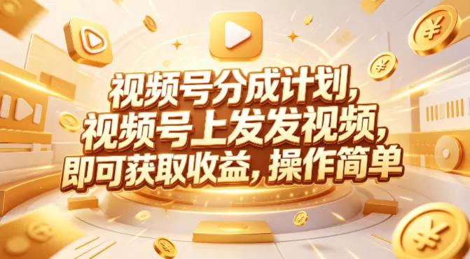 视频号分成计划，599元众筹的Red团队课程，视频号上发发视频，即可获取收益，操作简单-小栈博客