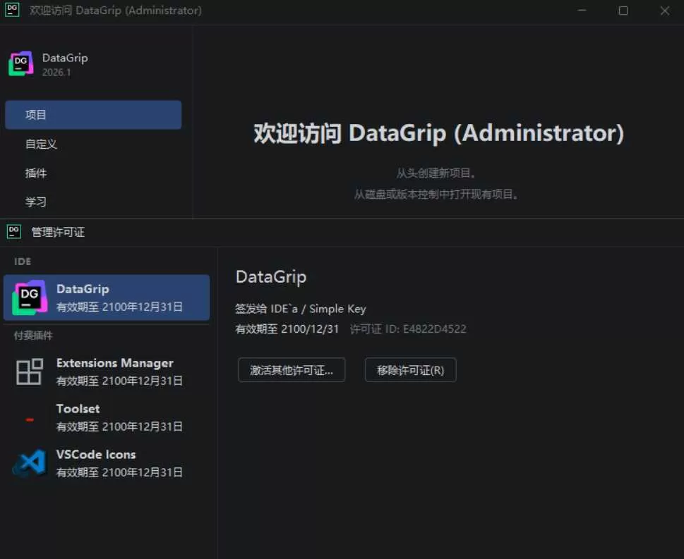 DataGrip v2026.1.0 高级版-小栈博客