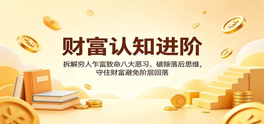 财富认知进阶：拆解穷人乍富致命八大恶习，破除落后思维，守住财富避免阶层回落-小栈博客