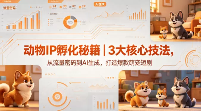 动物IP孵化秘籍｜3大核心技法，从流量密码到AI生成，打造爆款萌宠短剧-小栈博客