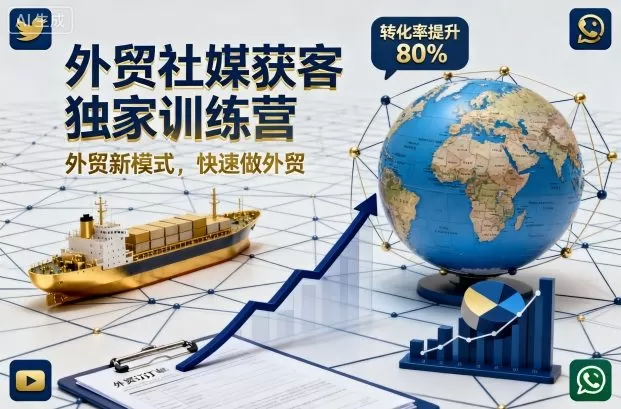 2026外贸社媒获客训练营：掌握AI自动化与短视频批量引流新策略-小栈博客