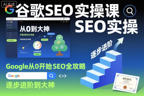 谷歌SEO实操课,Google从0开始SEO全攻略,逐步进阶到大神(更新26年) 谷歌SEO实操课,Google从0开始SEO全攻略,逐步进阶到大神(更新26年)