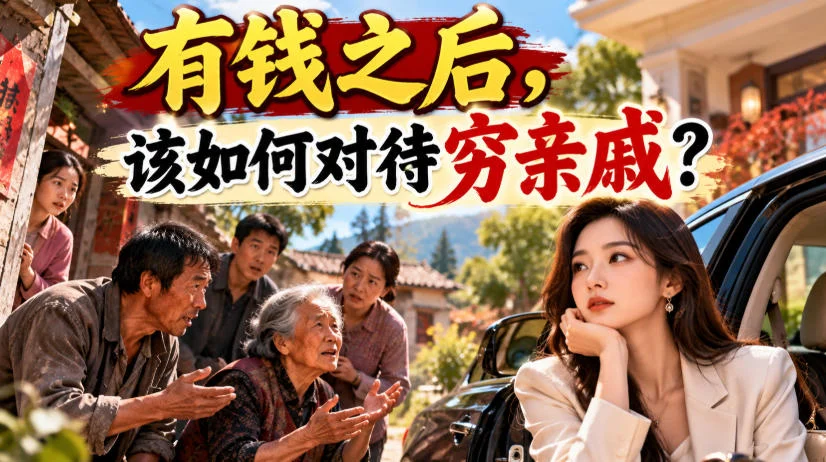 某公众号付费文章:有钱之后,该如何对待穷亲戚? 某公众号付费文章:有钱之后,该如何对待穷亲戚?