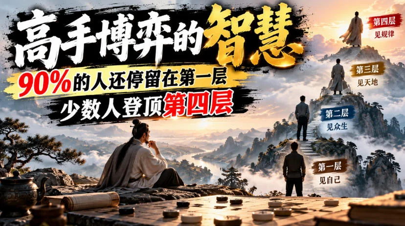 付费文章:高手博弈的智慧,90%的人还停留在第一层,少数人登顶第四层 付费文章:高手博弈的智慧,90%的人还停留在第一层,少数人登顶第四层