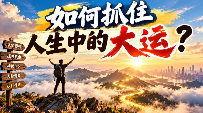 某公众号付费文章：如何抓住人生中的大运？-小栈博客