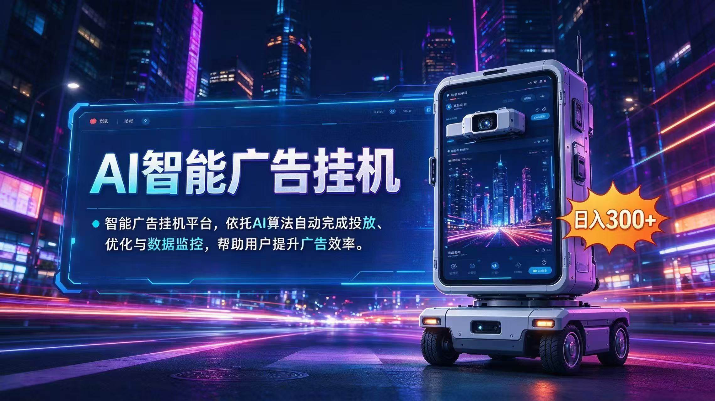 （20936期）AI 智能广告挂机｜AI 自动运行，轻松托管广告任务-小栈博客