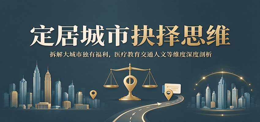 定居城市抉择思维:拆解大城市独有福利,医疗教育交通人文等维度深度剖析-小栈博客