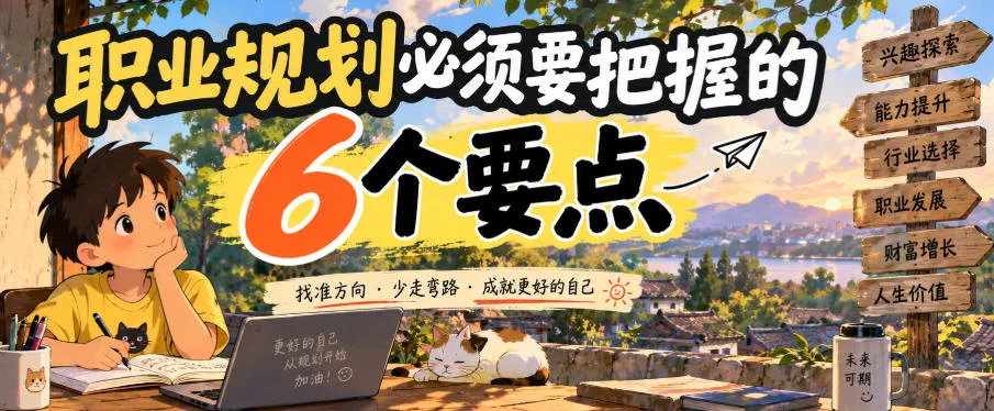 付费文章:职业规划必须要把握的6个要点 付费文章:职业规划必须要把握的6个要点