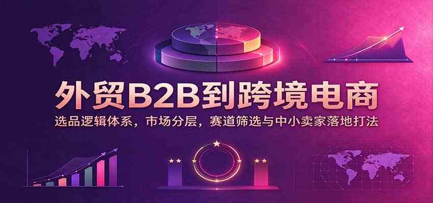 外贸B2B到跨境电商：选品逻辑体系，市场分层，赛道筛选与中小卖家落地打法-小栈博客
