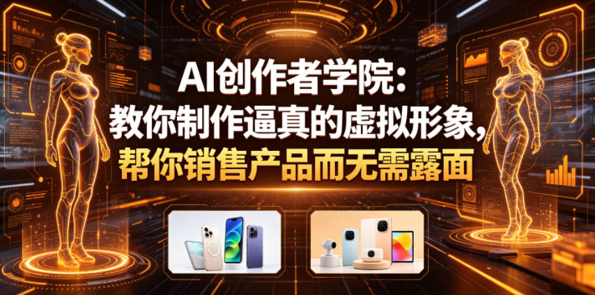 AI创作者学院:教你制作逼真的虚拟形象,帮你销售产品而无需露面【原创双语字幕】-小栈博客