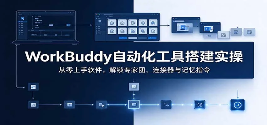 WorkBuddy自动化工具搭建实操:从零上手软件,解锁专家团、连接器与记忆指令-小栈博客