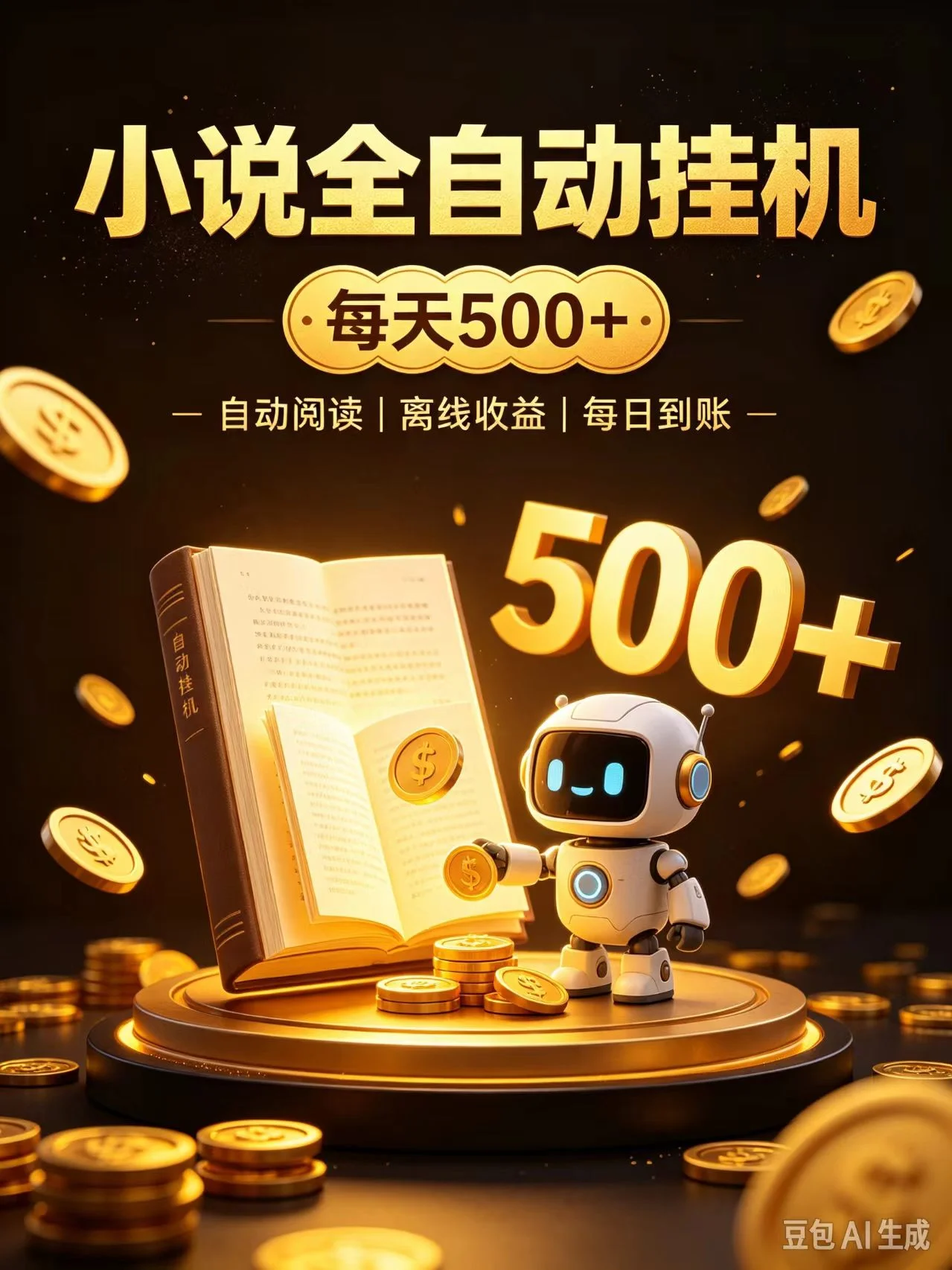番茄全自动小说0门槛副业，日入300+，躺赚稳定风口项目-小栈博客